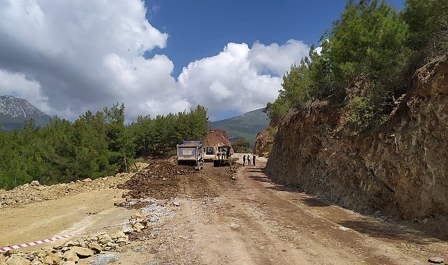 Antalya Büyükşehir Belediyesi Alanya’da yeni yol açtı