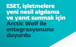 ESET, işletmelere yeni jenerasyon algılama ve karşılık sunmak için Arctic Wolf ile entegrasyonunu duyurdu