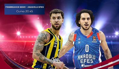 EuroLeague’in Türk Derbisi Fenerbahçe Beko – Anadolu Efes Müsabakası S Sport Plus’ta