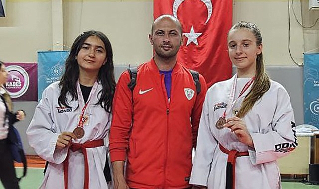 Foça Belediyespor Kulübü, Taekwondo Yıldızlar İzmir Vilayet Şampiyonası’nda bir altın ve iki bronz madalya ile kürsüye çıktı