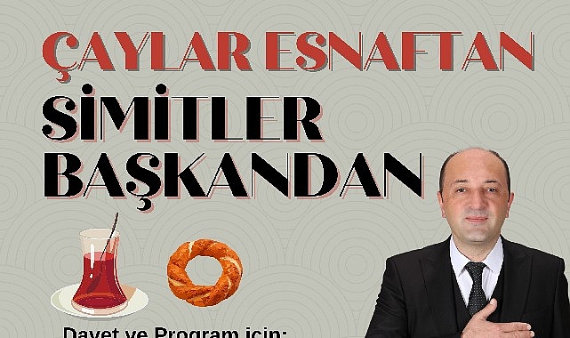 Lider Yıldız; “Çaylar Esnaftan, Simitler Benden”