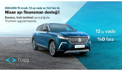 T10X için nisan ayına özel finansman takviyesi Trumore’da