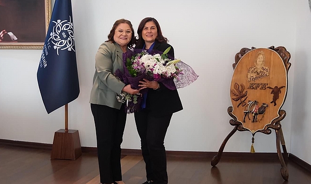 Didim Belediye Başkanı Hatice Gençay, Aydın Büyükşehir Belediye Lideri Hasret Çerçioğlu’nu ziyaret etti