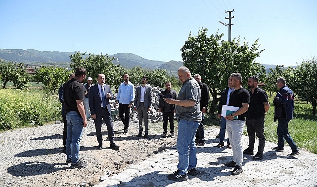 Geyve’de Yol Üretim Çalışmaları Başladı