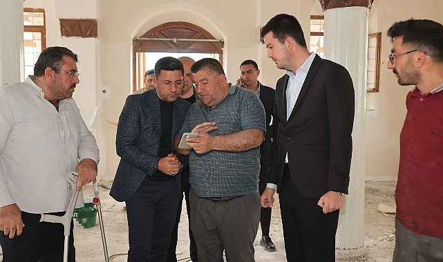 Kapucubaşı Mahallesi Millet Caddesi’nde bulunan Aşağı Beddik Camii’nde onarım çalışmaları başladı