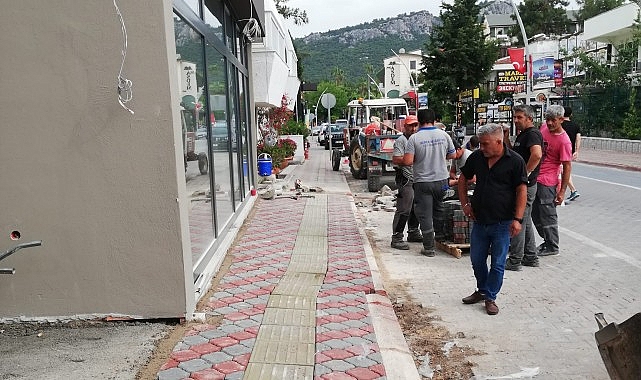 Kemer’de altyapı çalışmaları