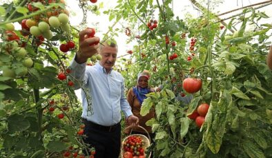 Lider Büyükakın’dan bayan üreticiye tam dayanak