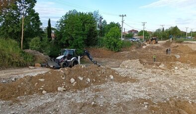 Lüleburgaz Belediyesi çizgi taşıma çalışmalarını tamamladı