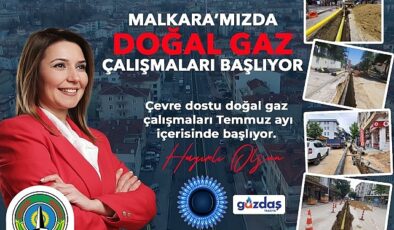 Malkara Belediye Başkanı Nergiz Karaağaçlı Öztürk : Doğal Gazda Yeni Etap Çalışmasına Başlama Tarihi Aşikâr Oldu