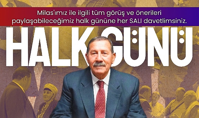 Milas Belediye Başkanı Fevzi Topuz, ilçe sakinlerinin sesini daha yakından duymak ve tahlil odaklı bir bağlantı platformu oluşturmak gayesiyle “Halk Günü” uygulamasını başlattı