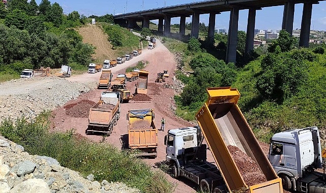 Wilcynski Caddesi’nde yol çalışmasına devam