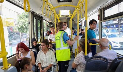 Antalya Büyükşehir’den halk otobüslerine klima kontrolü