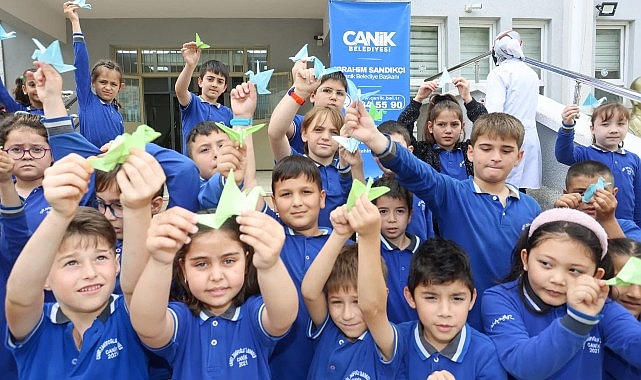 Canik’te Turna Kuşları Özgür Filistin İçin Uçtu