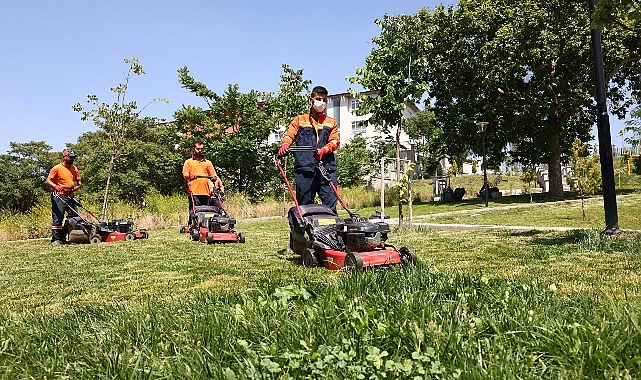 Çankaya Belediyesi yaz aylarına girdiğimiz bu günlerde parkları vatandaşların kullanımına hazırlıyor