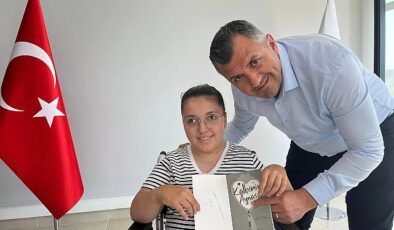 Göksu’dan Lider Taşyasan’a manalı ikram