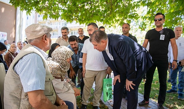 Lider Tugay orman çalışanı Serkan Topkaya’nın cenazesine katıldı