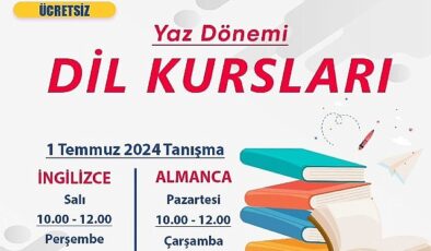 Bayanlar yaz devrinde lisan öğrenecek