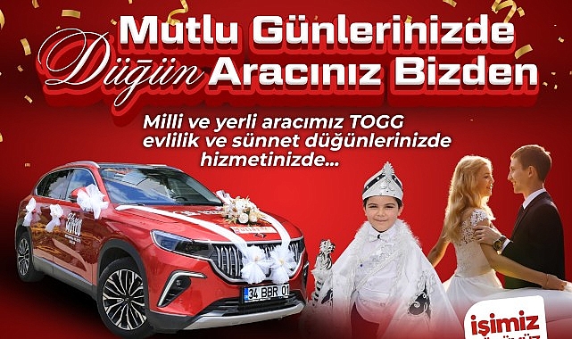 Bayrampaşalı kızlar TOGG ile gelin oluyor