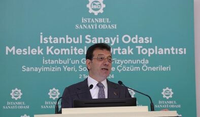 Ekrem İmamoğlu, ‘İstanbul Sanayi Odası Meslek Komiteleri Ortak Toplantısı’nda konuştu