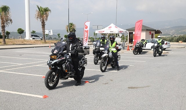 İleri sürüş motosiklet eğitimleri Yenişehir Belediyesinin takviyeleriyle veriliyor